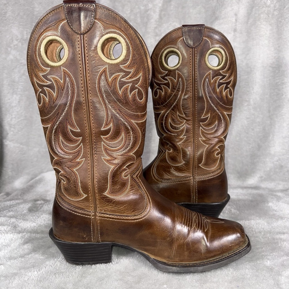 Ariat Sport Western Boots for Men 8.5 D Brown Cowboy Classic - Picture 4 of 14